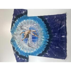 Led Zeppelin Tie-Dye Graphic Band T-Shirt